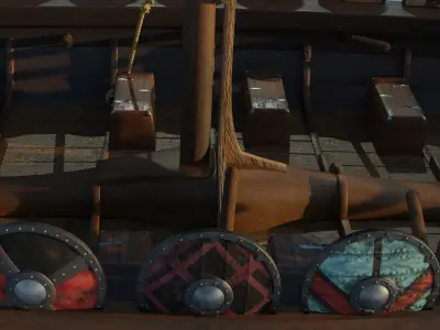 Viking Ship 3D model