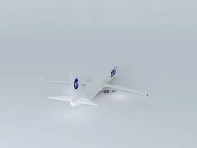 UTair Boeing 737 800 Free 3D model