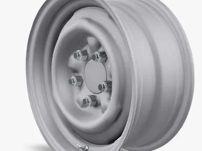 Wheel Vintiques Wheel Standard Steel Low-poly 3D model