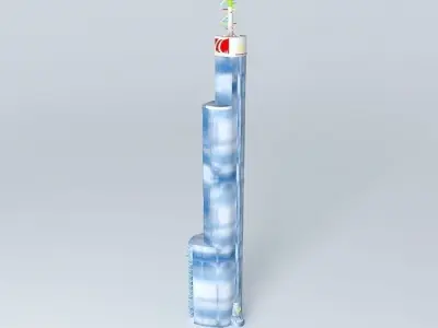 RITZ TOWER(fantasy) Part 1 Free 3D model