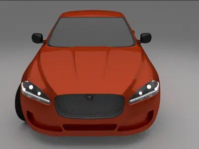 Jaguar XJ Free 3D model