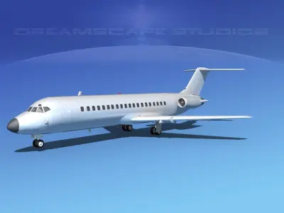 Dreamscape DS-9-50 Bare Metal 3D model