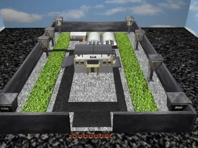 Military base 3D model