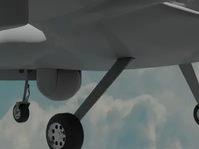 Bayraktar TB2 3D model