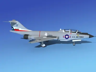 McDonnell F-101B Voodoo V08 3D model