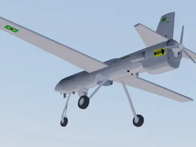 Drone Avibras Falco Harpia 3D model