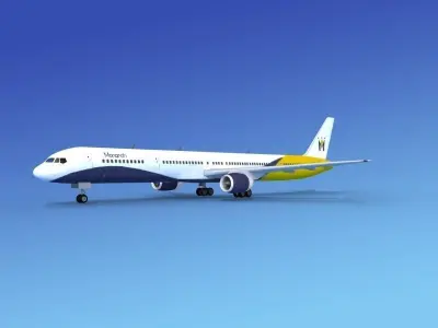 Boeing 757-300 Monarch 2 3D model