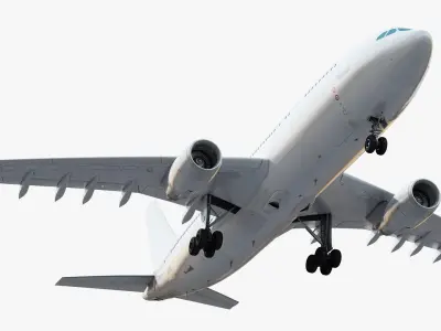 Airbus A300 3D model purchase