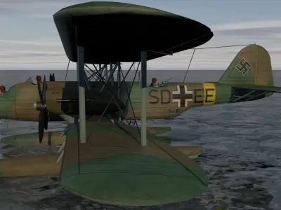 Heinkel He-59 D-1 3D model