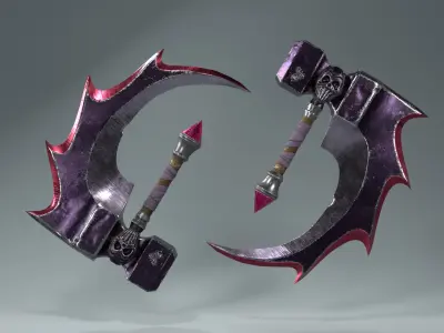 The Basher Blades Low-poly 3D model