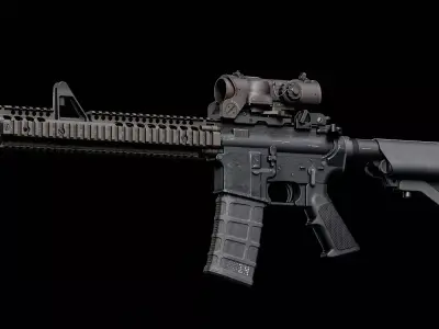 M4 - FSP Low-poly 3D model