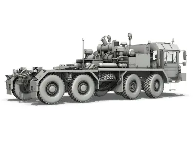 Faun STL-56 Tractor 3D model