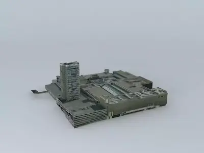 Churchill Square Shopping Centre Free 3D model