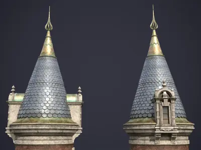 Tower Palace 3D model