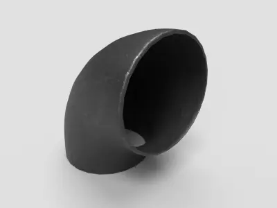 Elbow Pipe Short Radius 12 inches 3D model
