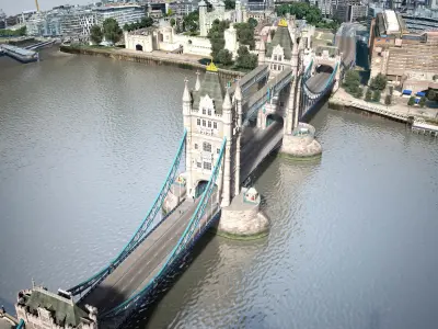London Tower Bridge 3D model