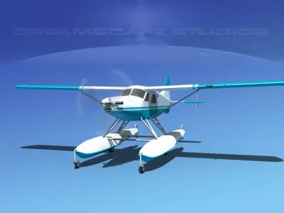 DeHavilland DHC-2 Turbo Beaver V02 3D model