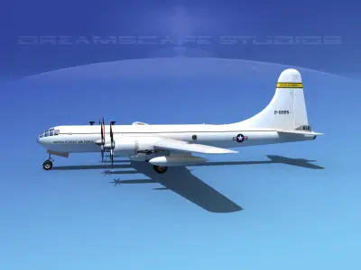 Boeing TB-50 Superfortress II 3D model