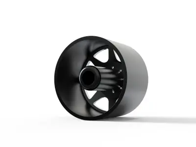 FRONT SPECIALITY FORGED D10 WHEEL 3D MODEL 3D model