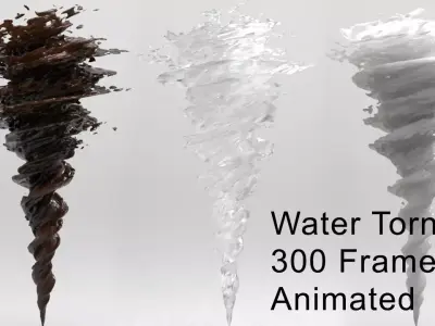 Water Tornado 3D model
