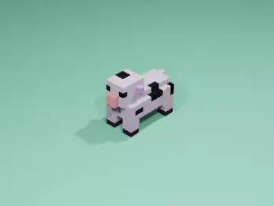 Cubic Cow 3D model
