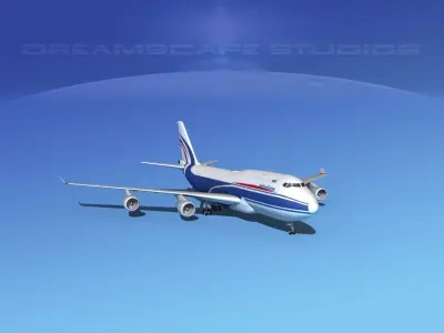 Boeing 747-400 AirFast Cargo 3D model