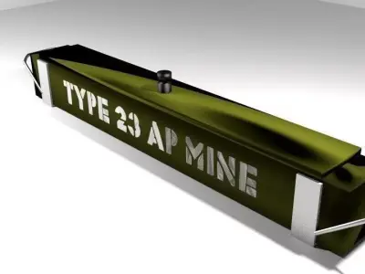 Landmine Full Width Mine 3D model
