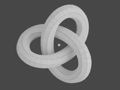 Twisted Hardsurface Knot Free 3D print model