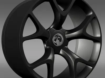 Vauxhall Insignia VRX rim 3D model