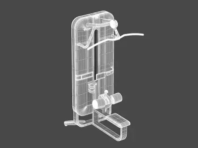 Technogym Selectorized Artis Lat Machine 3D model