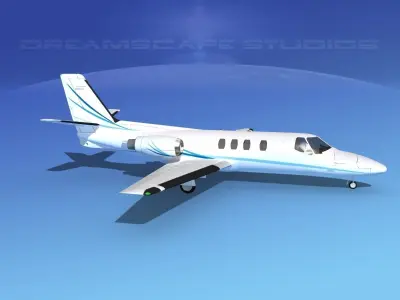 Cessna 500 Citation I V02 3D model
