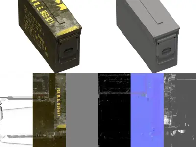 South Korean Military Pack 3D model