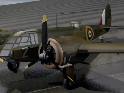 Bristol Blenheim Mk-1 3D model