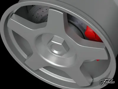 Alfa 75 rim 3D model