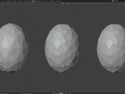 low poly dragon egg pack dragonegg pack 3D model