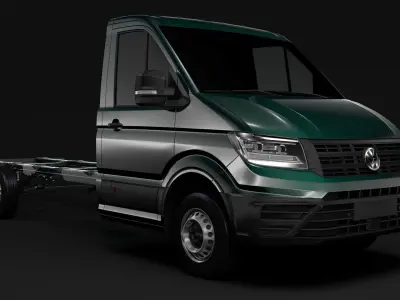 WV Crafter Chassi SingleCab L3 2017 3D model