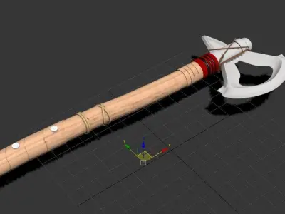 tomahawk assassins creed 3D model