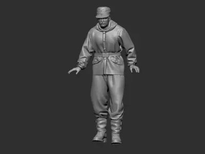 German Tankman ww2 6 3D print model