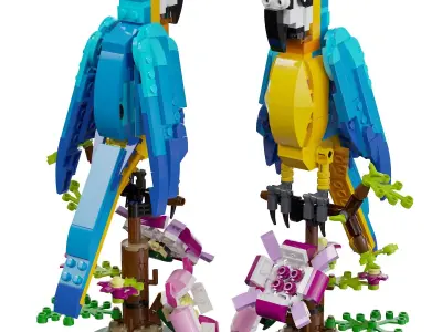Lego - 31136 Exotic Parrot 3D model