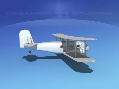 Curtiss Condor Bare Metal 3D model