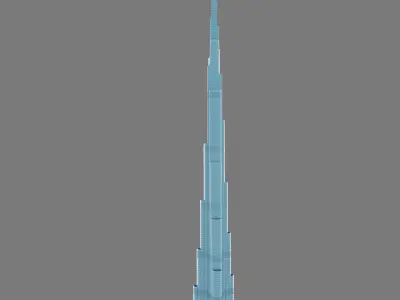 Burj Khalifa 3d Model  3D model
