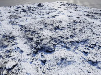 UE Ground soil materials part 01 Low-poly 3D model