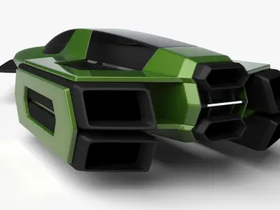 Racing Spaceship Achernar 3D model