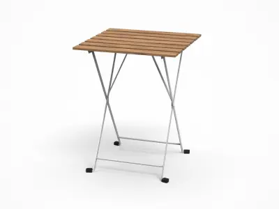 TARNO table white Low-poly 3D model