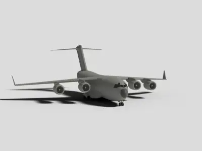 Globemaster Airplane Free 3D model