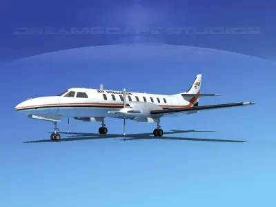 Swearingen SA226 Metroliner Air Wisconsin 3D model