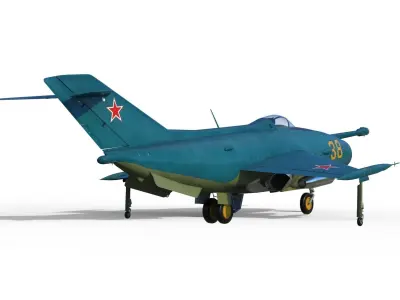 Yakovlev Yak-36 VTOL fighter 3D model