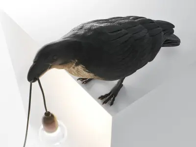 Seletti Bird lamp 3D model