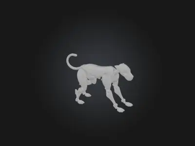 RoboDog Model Low-poly 3D model