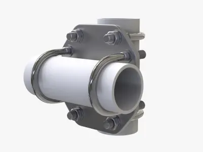 Industrial Pipes Collection High Quality 3D model